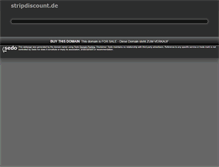 Tablet Screenshot of nrw.stripdiscount.de